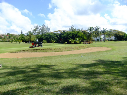 Sixth green