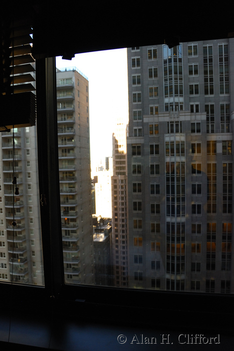 View from our hotel room, Sheraton, New York